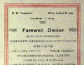 Farewell Menu