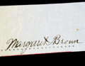 Molly Brown's Signature