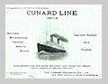 Cunard Line Ad 1908